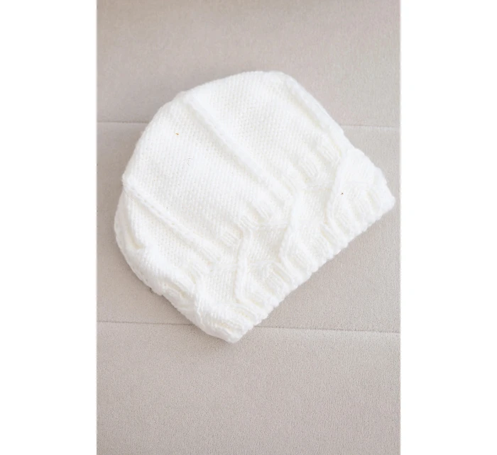 Dámská zimní vlněná čepice s ozdobnými krystalky K399 černá Dámská zimní vlněná čepice s ozdobnými krystalky K399 černá