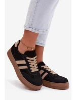 Dámské tenisky na platformě Černé model 21937656 - Boto