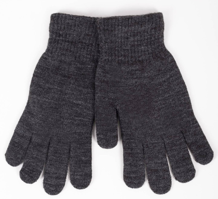 Yoclub Dámské základní šedé rukavice RED-MAG2K-0050-006 Grey