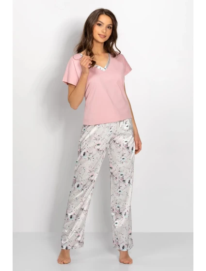 Dámské pyžamo Garden model 20818726 růžové - Momenti Per Me