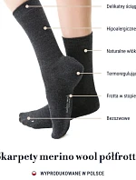 DÁMSKÉ POLOPONOŽKY Z MERINO VLNY 130