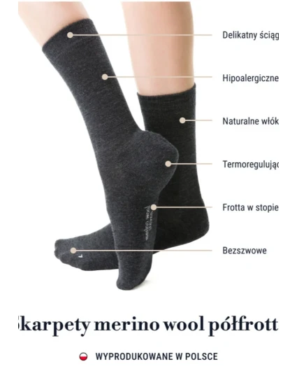 DÁMSKÉ POLOPONOŽKY Z MERINO VLNY 130 DÁMSKÉ POLOPONOŽKY Z MERINO VLNY 130