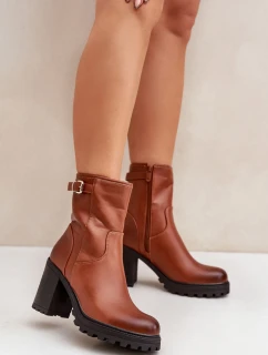 Boty na podpatku  model 204673 Step in style