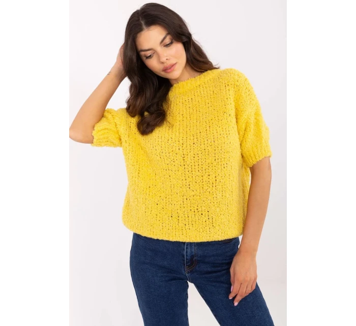 Svetr s krátkým rukávem model 207600 Italy Moda Svetr s krátkým rukávem model 207600 Italy Moda