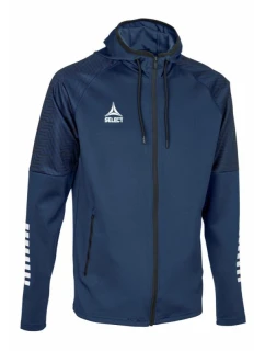 Fotbalová tréninková mikina s kapucí SELECT Monaco navy blue v24