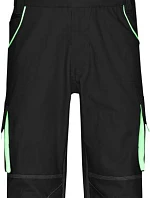 Daiber JN 848 (42-60) Pracovní kalhoty s laclem - Color 02.0848 black/lime green