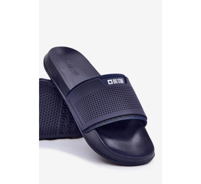 Lehké Pánské Sandály Big Star NN174696 Tmavě Modré