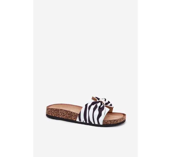 Dámské pantofle na korkové platformě Zebra model 21696548 - Boto Dámské pantofle na korkové platformě Zebra model 21696548 - Boto
