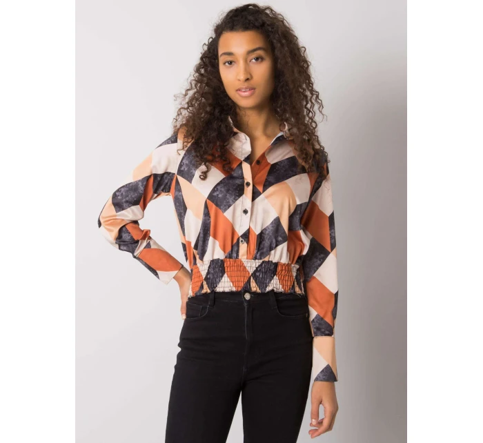 Halenka DHJ BZ 15251.82 černá a béžová