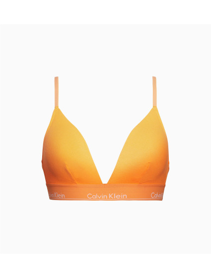 Podprsenka bez kostice QF4252E-6TQ oranžová - Calvin Klein