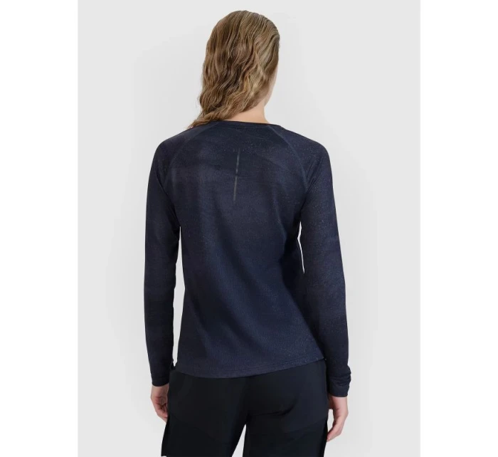 Dámské rychleschnoucí cyklistické tričko s dlouhým rukávem 4F 4FWSS25TFLOF344-20A Dámské rychleschnoucí cyklistické tričko s dlouhým rukávem 4F 4FWSS25TFLOF344-20A
