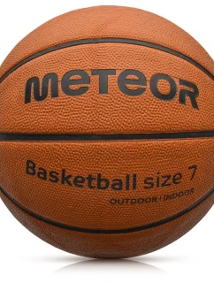 Basketbalový tréninkový míč Meteor Cellular 7 hnědý