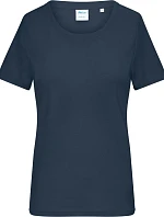 Daiber 8039 Dámské bio tričko s jemným žebrováním 02.8039 navy