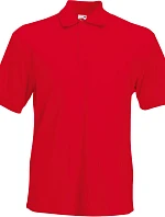 Fruit of the Loom Heavy 65/35 Pique Polo Piqué polo z těžké bavlny 16.3204 red