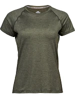 Tee Jays TJ 7021 Dámské sportovní tričko CoolDry 18.7021 olive melange Tee Jays TJ 7021 Dámské sportovní tričko CoolDry 18.7021 olive melange