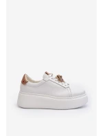 Dámské kožené tenisky CheBello 4411 bílé