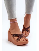 Dámské sandály na klíně 83520 Ipanema High Fashion Slide Fem Hnědé Dámské sandály na klíně 83520 Ipanema High Fashion Slide Fem Hnědé