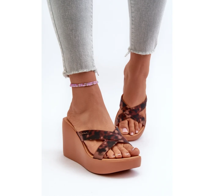 Dámské sandály na klíně 83520 Ipanema High Fashion Slide Fem Hnědé Dámské sandály na klíně 83520 Ipanema High Fashion Slide Fem Hnědé