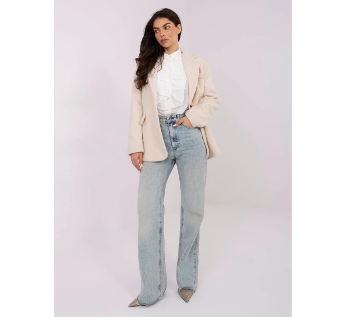 IT EN FL7696.16 světle béžový kabát