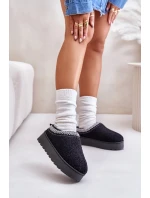 Sněhule Dámské Na Platformě S Výšivkou Černé Tirissa Sněhule Dámské Na Platformě S Výšivkou Černé Tirissa