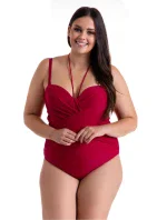 Jednodílné plavky 501 Barontex bordové - Primo