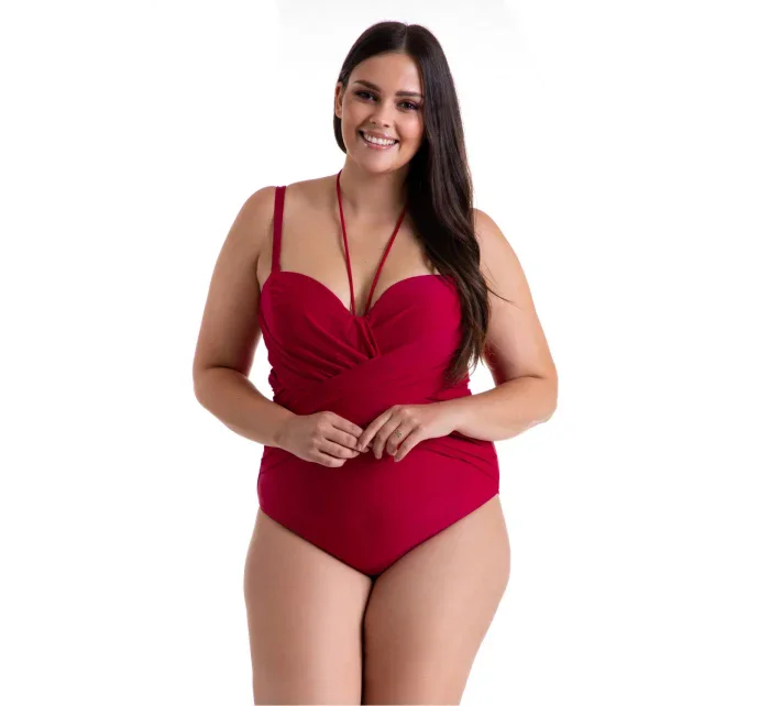 Jednodílné plavky 501 Barontex bordové - Primo