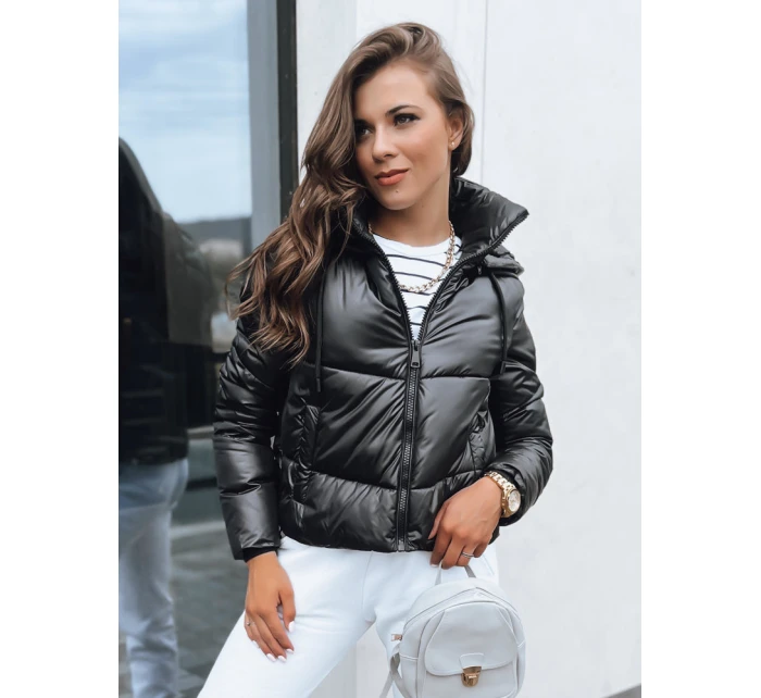 Dámská prošívaná přechodová bunda LOLAROSE černá FashionStreet TY3684