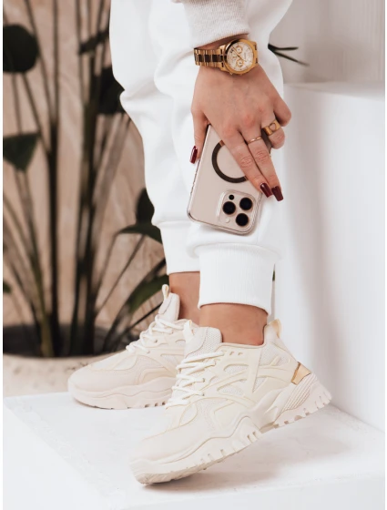 Dámské tenisky CILLE beige FashionStreet ZY0459 Dámské tenisky CILLE beige FashionStreet ZY0459