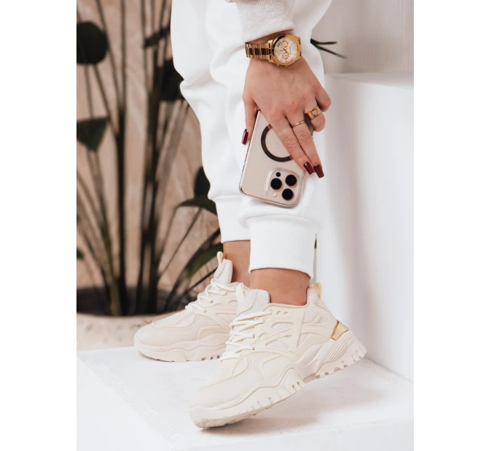 Dámské tenisky CILLE beige FashionStreet ZY0459 Dámské tenisky CILLE beige FashionStreet ZY0459