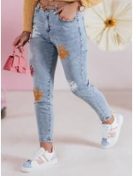 FLORENSSO modré dámské džíny slim fit kalhoty FashionStreet UY2467 FLORENSSO modré dámské džíny slim fit kalhoty FashionStreet UY2467