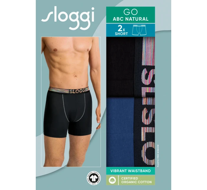 sloggi men GO ABC Natural B Short C2P - BLUE - SLOGGI BLUE - SLOGGI