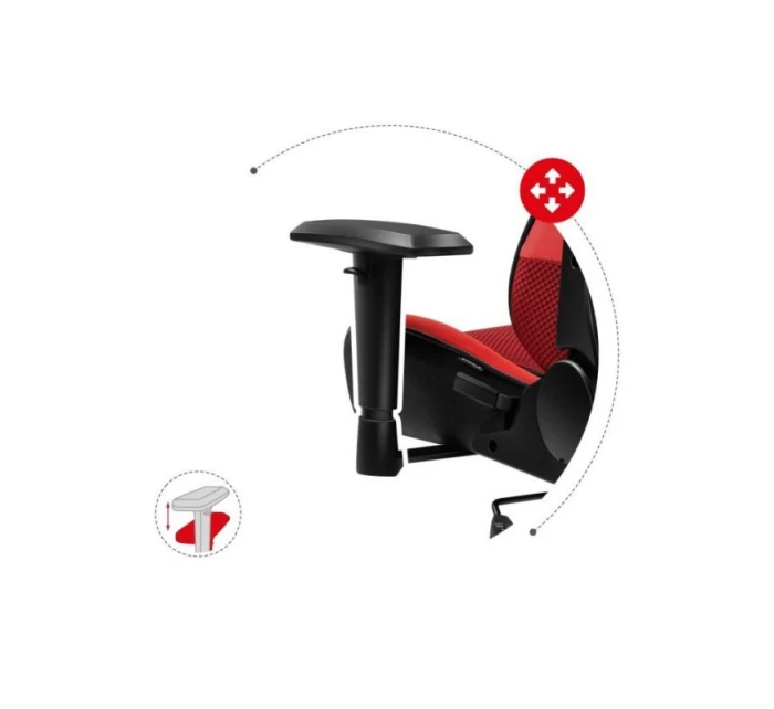 Herní židle Force model 21325954 Red Mesh - Huzaro