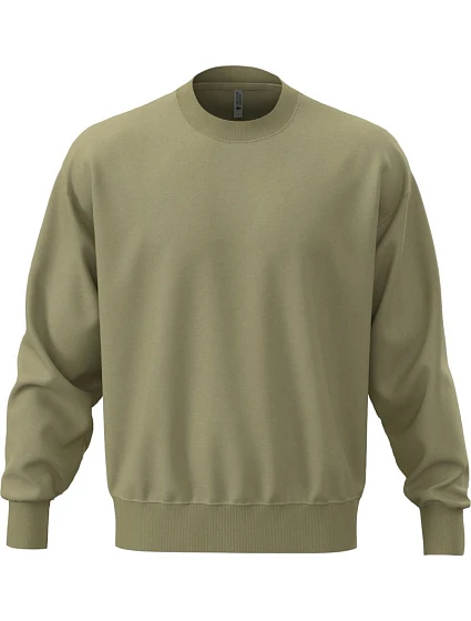 Next Level Apparel N 9007 Těžká oversize unisex mikina 08.9007 light olive