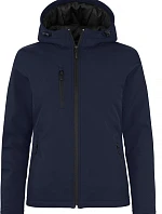 Clique Padded Hooded Softshell Women Dámská zateplená softshellová bunda s kapucí 67.0953 dark navy
