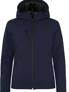 Clique Padded Hooded Softshell Women Dámská zateplená softshellová bunda s kapucí 67.0953 dark navy
