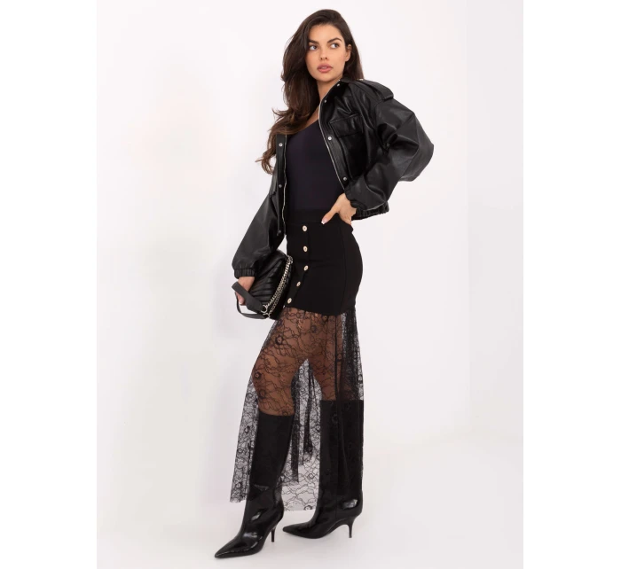 Spódnica MI SD model 21724559 czarny - FPrice