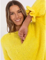 Sweter MI SW model 20849264 żółty - FPrice Sweter MI SW model 20849264 żółty - FPrice