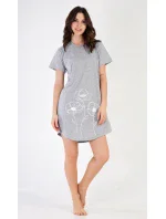Dámská noční košile s krátkým rukávem model 18728737 - Vienetta Dámská noční košile s krátkým rukávem model 18728737 - Vienetta