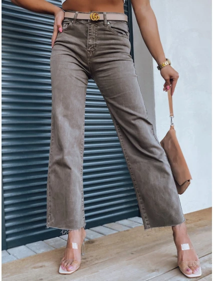 Dámské džínové kalhoty NARIN coffee FashionStreet UY1329