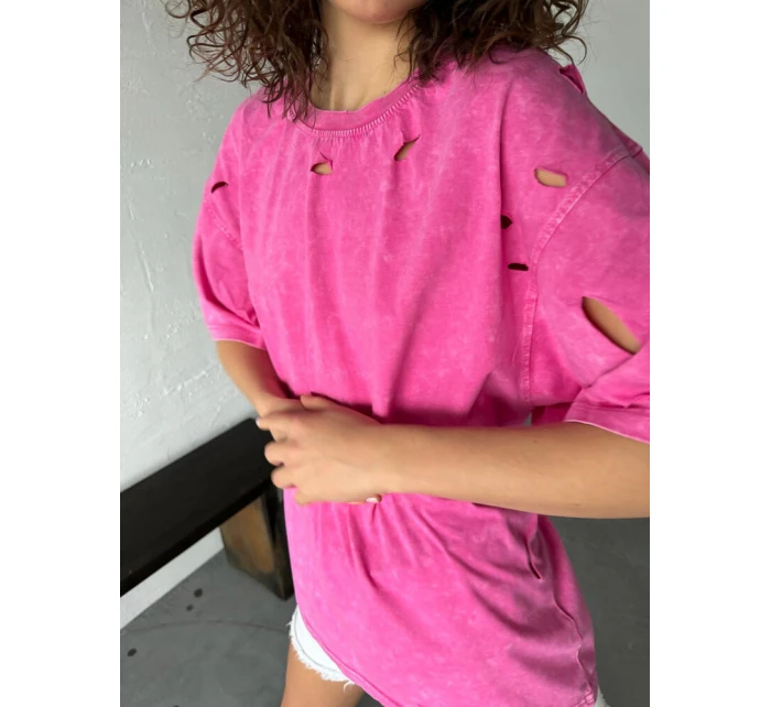 Dámské tričko AYUBAS růžové FashionStreet RY2638 Dámské tričko AYUBAS růžové FashionStreet RY2638