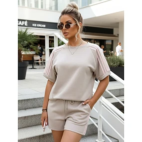 komplet damski typu ze beżowy model 22205588 - FashionStreet komplet damski typu ze beżowy model 22205588 - FashionStreet