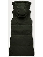 Oboustranná dámská vesta typu v army barvě model 20722468 - J.STYLE Oboustranná dámská vesta typu v army barvě model 20722468 - J.STYLE