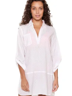 Plážové šaty model 20082006 white - LingaDore