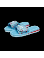 Klapky na suchý zip Kubota vícebarevné květinové modré K25SS-100-001-14-1