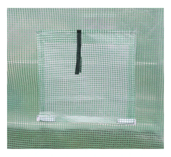 SKLENÍK ZAHRADNÍ TUNEL 200X300X200CM PE KONSTRUKCE ZELENÁ OCEL