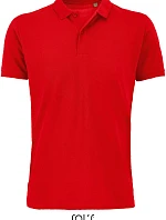 SOL'S Planet Men Pánské piqué polo z bio bavlny 25.3566 red