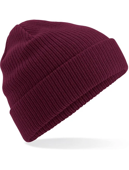 B Pletená čepice z bio bavlny burgundy model 22481590 - Beechfield B Pletená čepice z bio bavlny burgundy model 22481590 - Beechfield