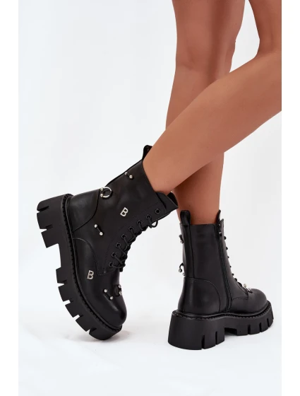 Dámské Pracovní Boty S Ozdobami Zateplené Černé Lunea Dámské Pracovní Boty S Ozdobami Zateplené Černé Lunea