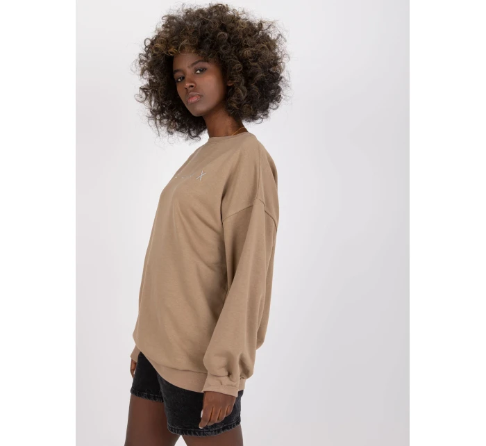 Dámská mikina EM BL U536/2.00 světle hnědá