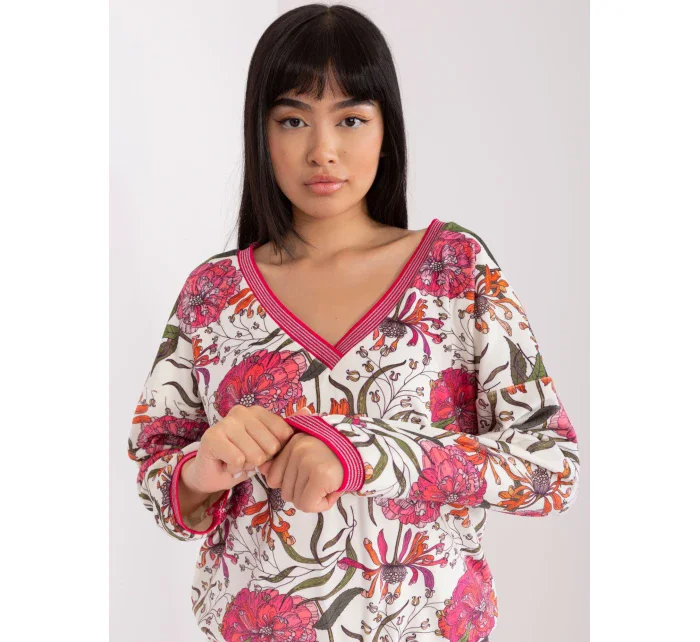 Halenka RV BZ model 21127154 bílé a červené - FPrice Halenka RV BZ model 21127154 bílé a červené - FPrice